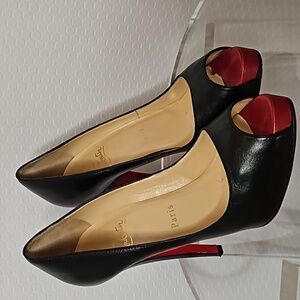 Christian Louboutin peep toe pumps